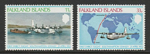 Фалкленды, 1978, Авиационный перелет, Самолеты, 2 марки